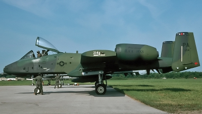 Photo ID 110258 by David F. Brown. USA Air Force Fairchild OA 10A Thunderbolt II, 80 0214