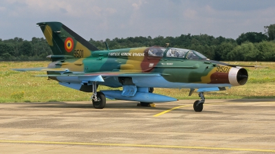 Photo ID 14251 by Frank Noort. Romania Air Force Mikoyan Gurevich MiG 21UM Lancer B, 9501