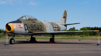 Photo ID 111012 by Alex Staruszkiewicz. Germany Air Force Canadair CL 13B Sabre Mk 6, D 9542