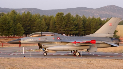 Photo ID 110470 by Kostas D. Pantios. Denmark Air Force General Dynamics F 16BM Fighting Falcon, ET 206