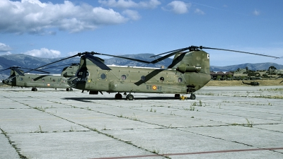 Photo ID 112811 by Joop de Groot. Spain Army Boeing Vertol BV 414, HT 17 11