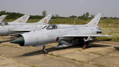 Photo ID 14618 by Chris Lofting. Romania Air Force Mikoyan Gurevich MiG 21PF, 508