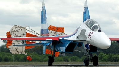 Photo ID 113126 by Carl Brent. Russia Air Force Sukhoi Su 27UB, 62 RED