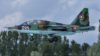 Photo ID 113155 by Zdenek Ziegler. Bulgaria Air Force Sukhoi Su 25UBK, 095