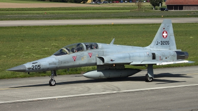 Photo ID 113445 by Thomas Ziegler - Aviation-Media. Switzerland Air Force Northrop F 5F Tiger II, J 3205