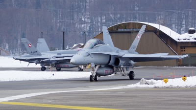 Photo ID 113492 by Lukas Kinneswenger. Switzerland Air Force McDonnell Douglas F A 18D Hornet, J 5234