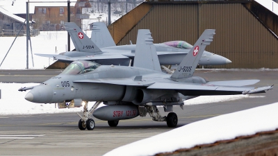 Photo ID 113525 by Lukas Kinneswenger. Switzerland Air Force McDonnell Douglas F A 18C Hornet, J 5005