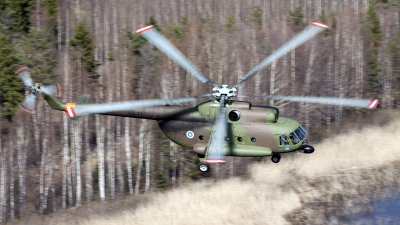 Photo ID 113842 by Tony Osborne - Opensky Imagery. Finland Army Mil Mi 8T, HS 11