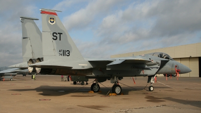 Photo ID 113984 by Paul Newbold. USA Air Force McDonnell Douglas F 15A Eagle, 74 0113