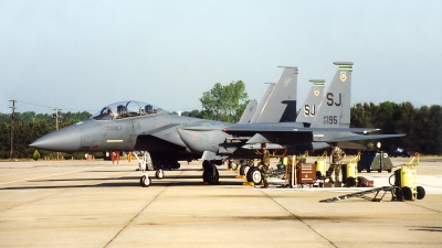 Photo ID 114112 by Gregg Stansbery. USA Air Force McDonnell Douglas F 15E Strike Eagle, 87 0195