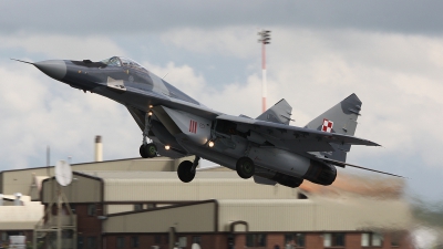 Photo ID 114343 by Paul Newbold. Poland Air Force Mikoyan Gurevich MiG 29A 9 12A, 111