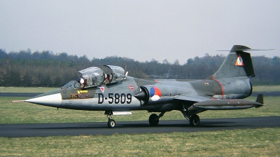Photo ID 14847 by Arie van Groen. Netherlands Air Force Lockheed TF 104G Starfighter, D 5809