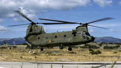 Photo ID 114911 by Joop de Groot. Spain Army Boeing Vertol CH 47C Chinook, HT 17 14