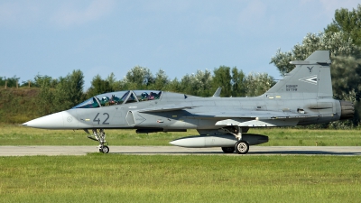 Photo ID 115631 by Thomas Ziegler - Aviation-Media. Hungary Air Force Saab JAS 39D Gripen, 42