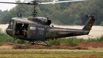 Photo ID 115861 by Robin Coenders / VORTEX-images. Germany Army Bell UH 1D Iroquois 205, 72 45