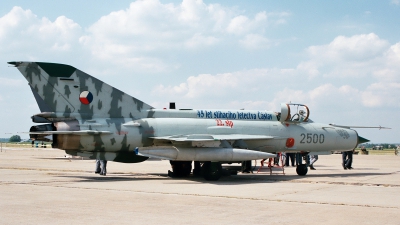 Photo ID 116138 by Radim Spalek. Czech Republic Air Force Mikoyan Gurevich MiG 21MFN, 2500