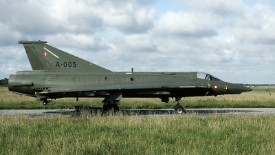 Photo ID 116568 by Joop de Groot. Denmark Air Force Saab F35 Draken, A 005