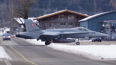 Photo ID 116625 by Lukas Kinneswenger. Switzerland Air Force McDonnell Douglas F A 18C Hornet, J 5008