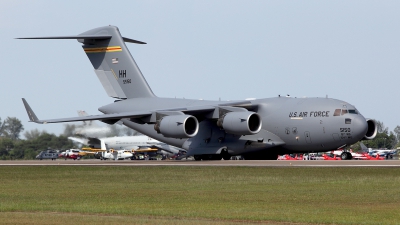 Photo ID 116604 by Carl Brent. USA Air Force Boeing C 17A Globemaster III, 05 5150