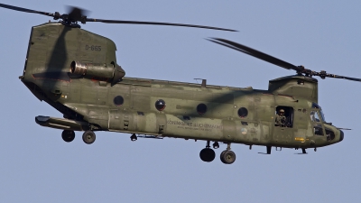 Photo ID 116926 by Niels Roman / VORTEX-images. Netherlands Air Force Boeing Vertol CH 47D Chinook, D 665