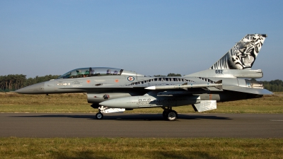 Photo ID 117016 by Thomas Ziegler - Aviation-Media. Norway Air Force General Dynamics F 16BM Fighting Falcon, 692