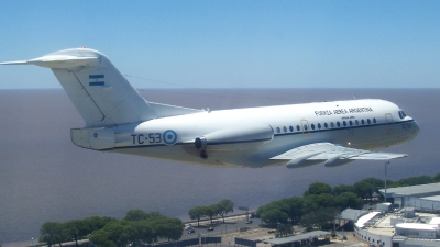 Photo ID 15191 by Martin Kubo. Argentina Air Force Fokker F 28 1000C Fellowship, TC 53