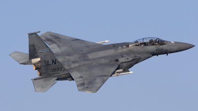 Photo ID 15207 by Tony Osborne - Opensky Imagery. USA Air Force McDonnell Douglas F 15E Strike Eagle, 98 0133