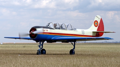 Photo ID 117334 by Carl Brent. Romania Air Force Yakovlev Aerostar Iak 52 Yak 52, 16