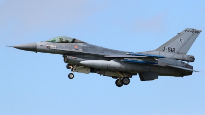 Photo ID 117468 by Rainer Mueller. Netherlands Air Force General Dynamics F 16AM Fighting Falcon, J 512