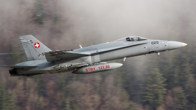 Photo ID 117596 by Alex van Noye. Switzerland Air Force McDonnell Douglas F A 18C Hornet, J 5020