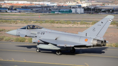 Photo ID 117640 by Lieuwe Hofstra. Spain Air Force Eurofighter C 16 Typhoon EF 2000S, C 16 48