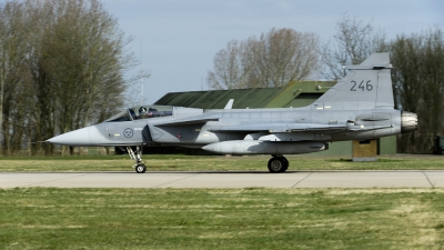 Photo ID 117774 by Joop de Groot. Sweden Air Force Saab JAS 39C Gripen, 39246