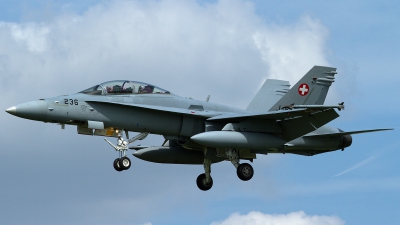 Photo ID 118665 by Thomas Ziegler - Aviation-Media. Switzerland Air Force McDonnell Douglas F A 18D Hornet, J 5236