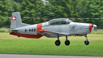 Photo ID 122208 by Martin Thoeni - Powerplanes. Private Fliegermuseum Altenrhein Pilatus P 3 05, N848AD