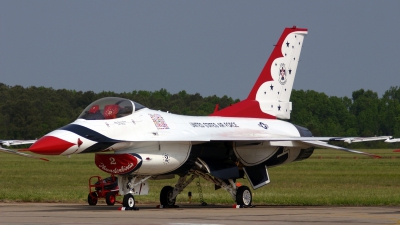 Photo ID 1587 by Mark Broekhans. USA Air Force General Dynamics F 16C Fighting Falcon,  