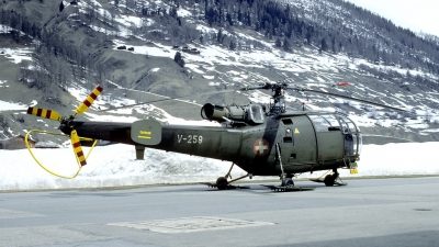 Photo ID 122155 by Joop de Groot. Switzerland Air Force Aerospatiale SA 316B Alouette III, V 259