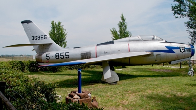 Photo ID 123155 by Varani Ennio. Italy Air Force Republic F 84F Thunderstreak, MM53 6855