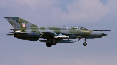 Photo ID 123405 by Chris Lofting. Croatia Air Force Mikoyan Gurevich MiG 21bisD, 122