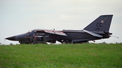 Photo ID 16038 by Scott Rathbone. USA Air Force General Dynamics F 111F Aardvark, 70 2419