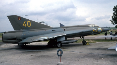 Photo ID 124565 by Baldur Sveinsson. Sweden Air Force Saab J35A Draken, 35075