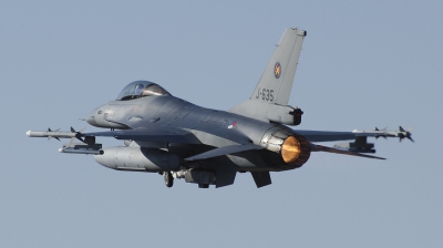 Photo ID 124970 by Armando Tuñon. Netherlands Air Force General Dynamics F 16AM Fighting Falcon, J 635