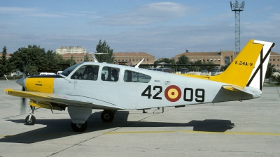 Photo ID 124855 by Joop de Groot. Spain Air Force Beech E 24A Bonanza F33C, E 24A 9