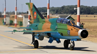 Photo ID 125249 by Milos Ruza. Romania Air Force Mikoyan Gurevich MiG 21UM Lancer B, 176