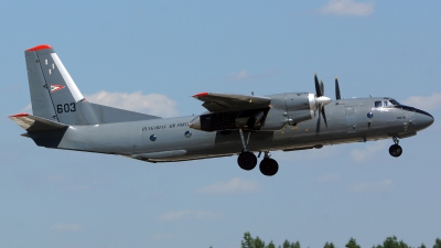 Photo ID 125386 by Lukas Kinneswenger. Hungary Air Force Antonov An 26, 603