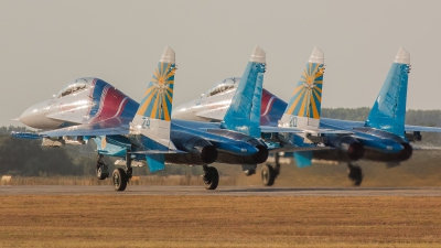 Photo ID 125843 by Gyula Rácz. Russia Air Force Sukhoi Su 27UB, 24 BLUE