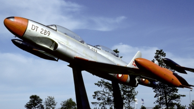 Photo ID 125489 by Joop de Groot. Denmark Air Force Lockheed T 33A Shooting Star, DT 289