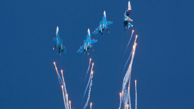Photo ID 126288 by Gyula Rácz. Russia Air Force Sukhoi Su 27S, 08 BLUE