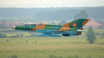 Photo ID 126035 by FEUILLIN Alexis. Romania Air Force Mikoyan Gurevich MiG 21UM Lancer B, 172