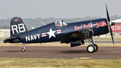 Photo ID 126529 by Niels Roman / VORTEX-images. Private Red Bull Vought F4U 4 Corsair, OE EAS