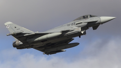 Photo ID 126790 by Richard Sanchez Gibelin. Spain Air Force Eurofighter C 16 Typhoon EF 2000S, C 16 42